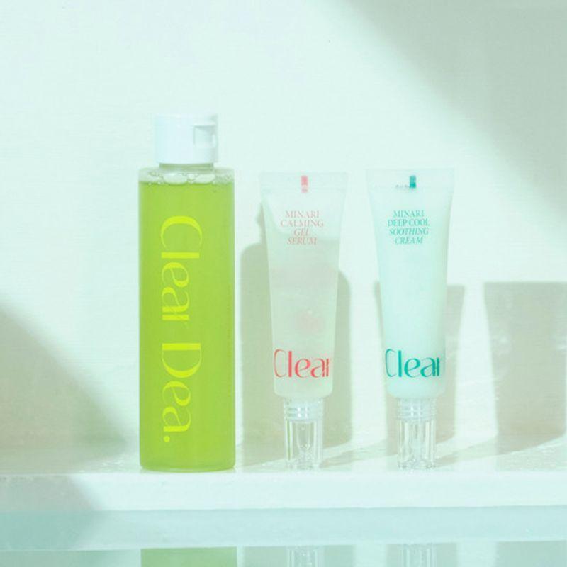 [Minari Poren Trio/Duo Zusammensetzung] Reiniger + Gel-Serum + Beruhigende Creme