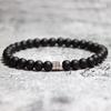 New 3 Styles Beaded Bracelet For Men 6mm Onyx Map Hematite Stone Yoga Meditation Healing Braslet Erkek Bileklik Pulseria Hombre