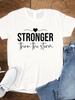 Tee Top T Women Tshirts Clothing Flower Faith Trend Female Fashion Casual Short Sleeve Cartoon Lady Clothes Graphic T-shirts