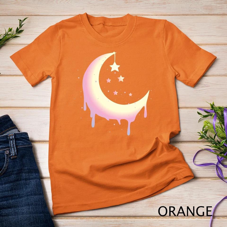 Pastel Moon Goth Vaporwave Unisex T-shirt 5 2XL