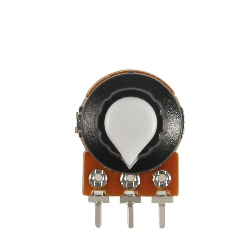 B10K OHM Linear Taper Rotary Potentiometer 15mm Shaft With Orange Knob