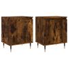 VidaXL Bedside Tables 2 Pcs Smoked Oak 40x30x50 Cm Engineered Wood 826823