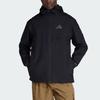 Adidas Terrex Multi 2 Layer Rain Outdoor Windproof Waterproof Breathable Durable Sports Hooded Rain Jacket Men jackets JY4118