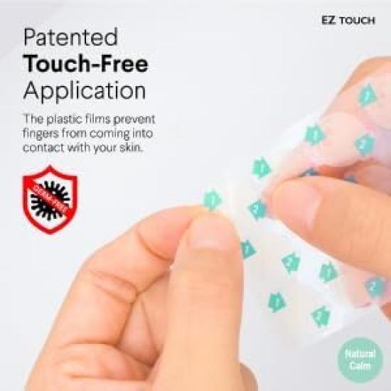 Easy Touch Natural Calm Spot Patches, 10mm, 75-Pack, EZT02-NRC_75