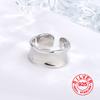 BF CLUB Silver Color Rings for Women Fashion Geometric Handmade Irregular Vintage Simple Ring Party Christmas Gift