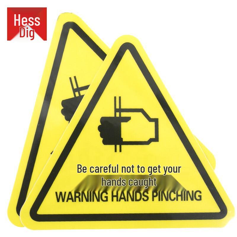 Hesdige Industrial Safety Warning Stickers
