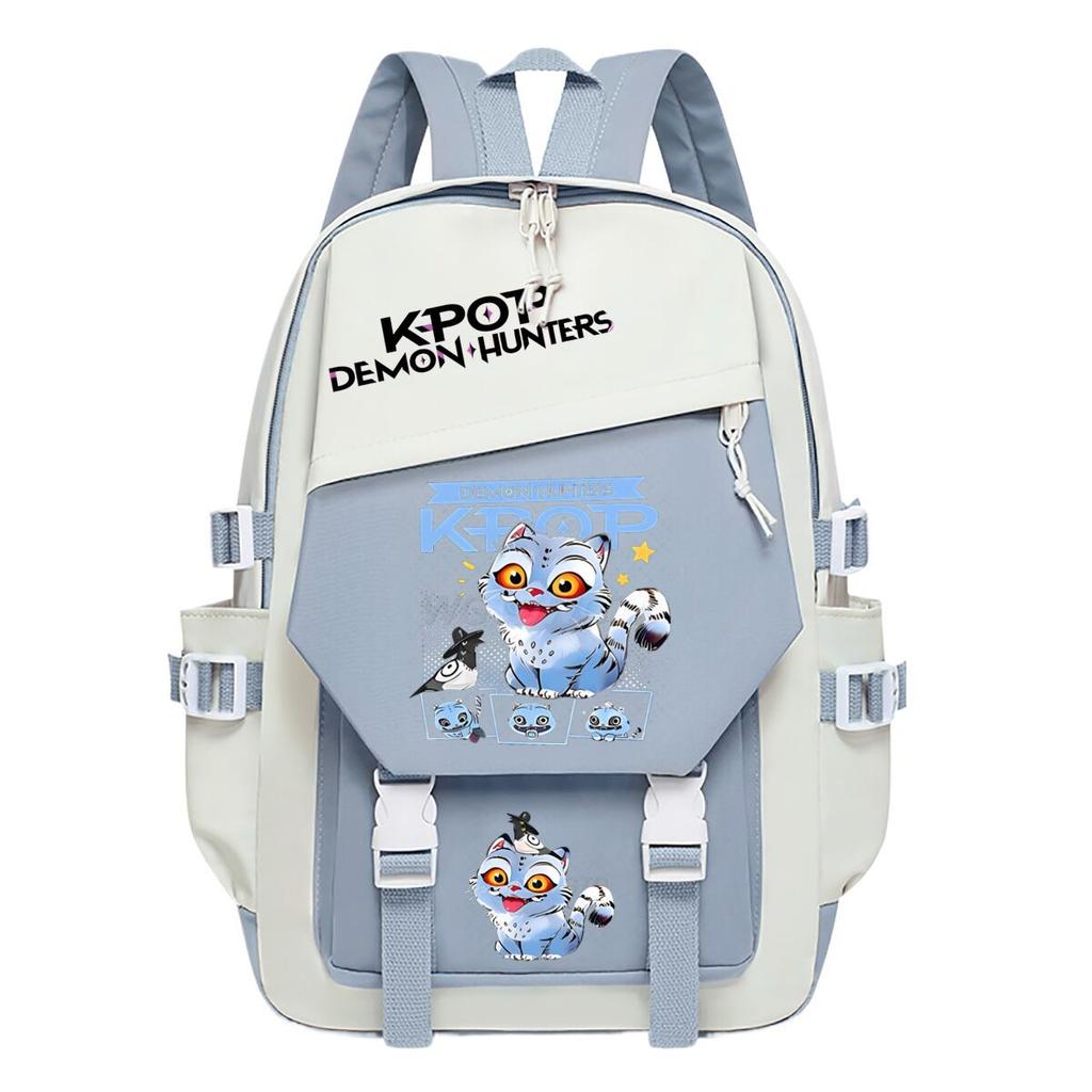 Hot Sale Demon Hunters KPop Demon Hunters Peripheral Backpack Large Capacity Student Backpack