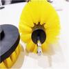 New 3 Pcs Round Car SUV Electric Bristle Drill Tub Rotary Brush Cleaing Tools Yellow