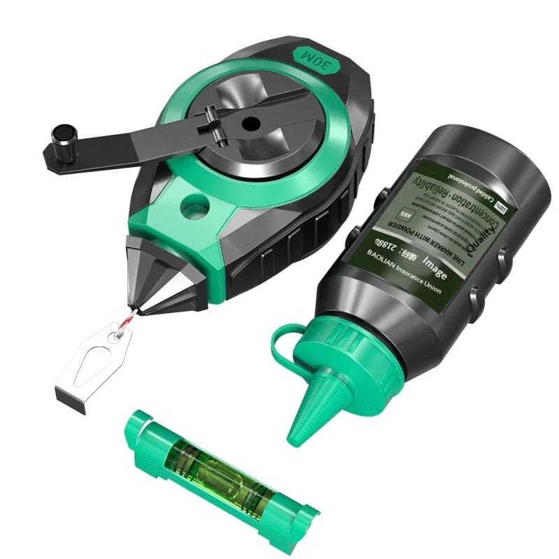 3Pcs Line Marking Tool Chalk Line Reel For Woodworking Workshop Home Renovation Enthusiasts With Quick Retraction And Fine Point