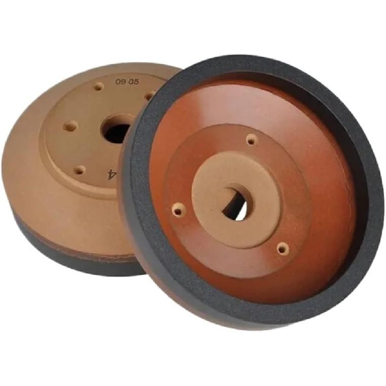 Cam Eğimleme Makinesi için Reçine Parlatma Tekeri 150 * 10 * 12(12 Delikli 480 Kum)