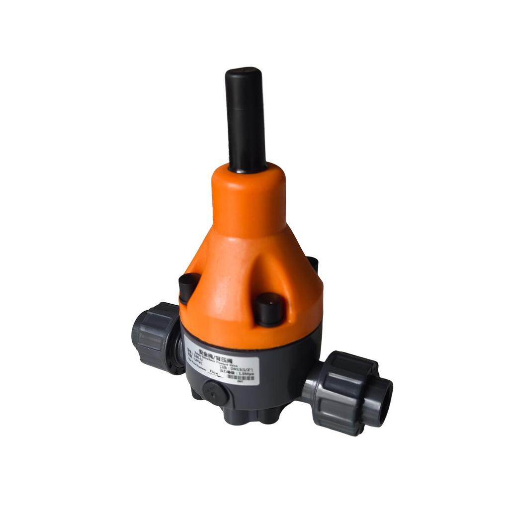 UPVC Double Union Industrial Safety Valve, Acid & Alkali Resistant, Socket Type, Back Pressure Switch