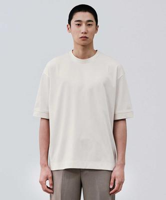 STCO Solid Short Sleeve Sweatshirt_Ivory (Oversized)_Stsvb55Osi