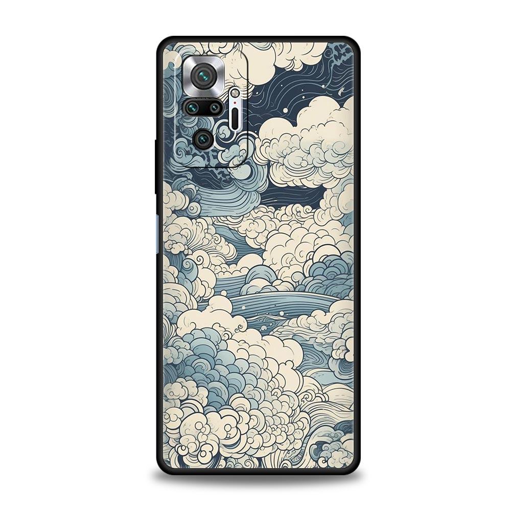 

Чехол для телефона для Xiaomi Redmi Note 13 12 5G 9S 9 8 10 11 Pro 9T 13C 12C 10C 9C 9A 7 Pro Мягкий силиконовый чехол Японский пейзаж Redmi Note 13 Pro 5G