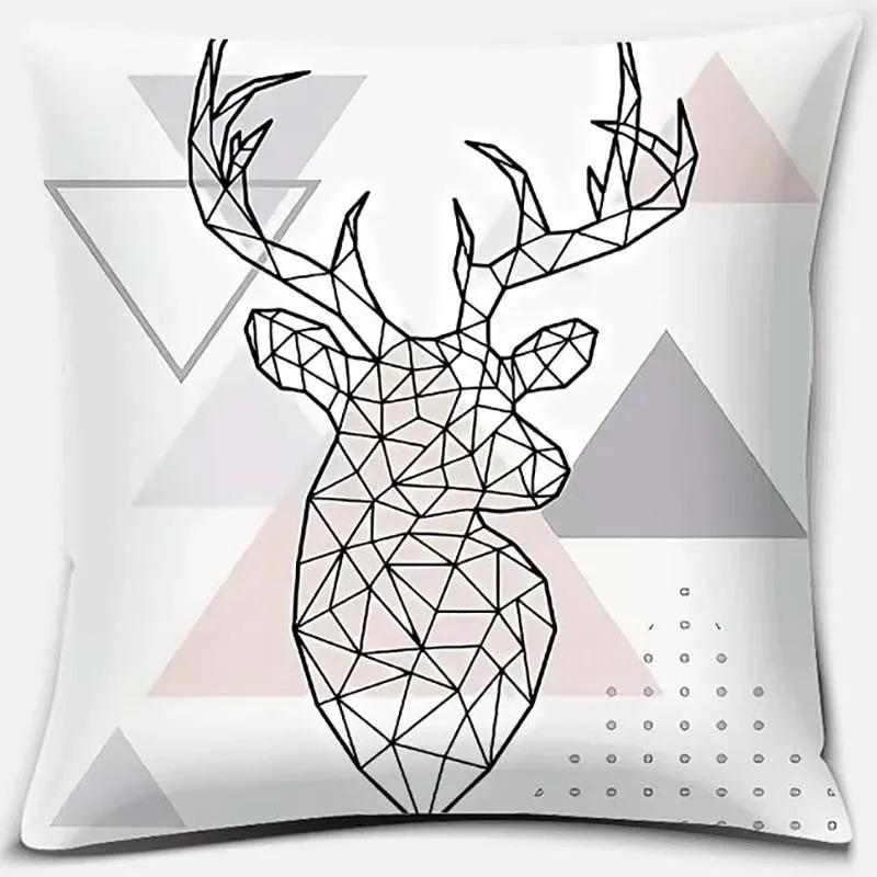 Christmas Themed Pillowcases Car Accessories Office Santa Claus Living Room Sofa Home Pillowcases