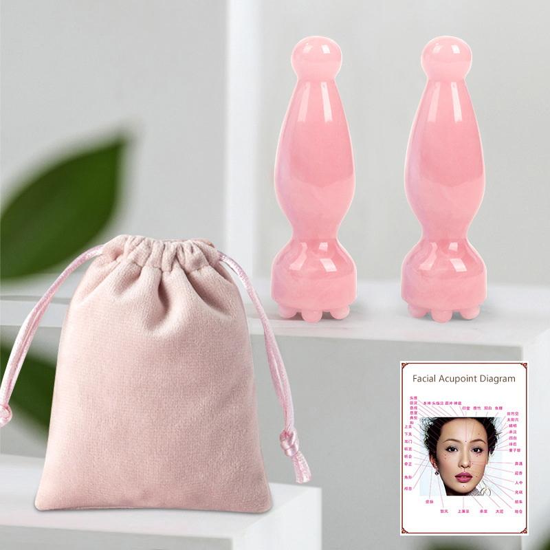 Glatte Gesichtsmassagewerkzeuge Harz Gua Sha Gesichtshautpflege Massagestäbe Lotus-Samenkapselform Massagegerät Gesichtsphysiotherapie-Werkzeug