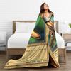 Anime Yu Gi Oh Card Blanket Quality Warm Soft Throw Blanket Autumn Camping Couch Bed Comfortable Bedspread