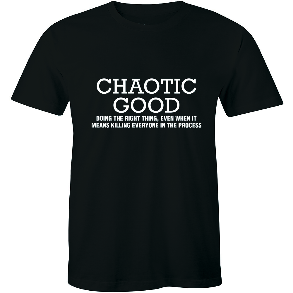 Chaotic Good - Funny Alignment Rpg Lawful Evil Men s Premium T-shirt Tee XXXXL
