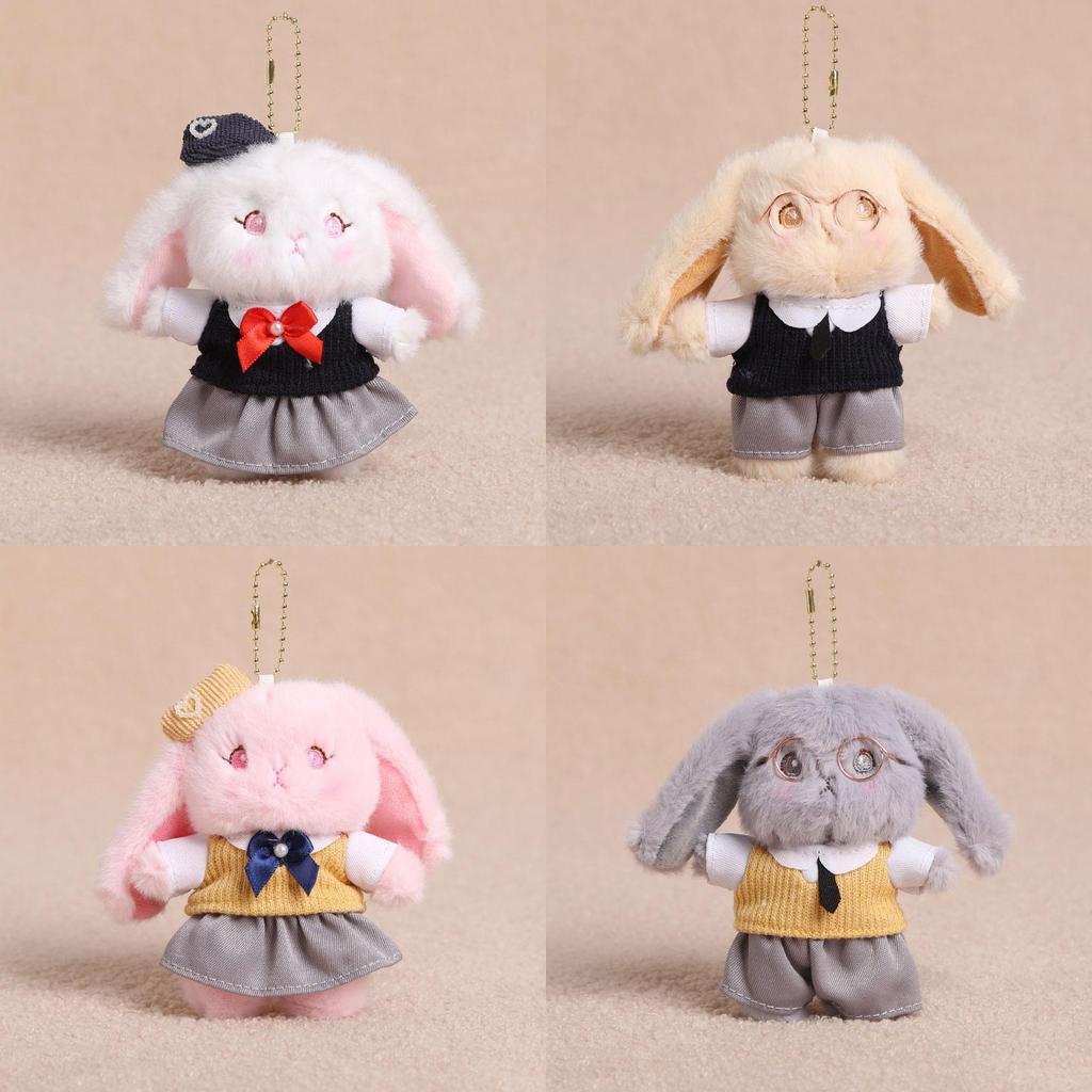 Plush Rabbit Keychain With Pp Cotton Filling For Girls And Boys Party Favors