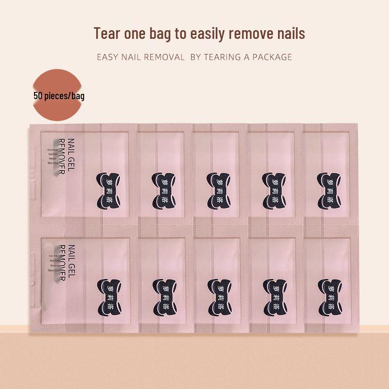 Eco-Friendly Nail Polish Remover Wipes - Gel & Polish Safe Cotton Pads