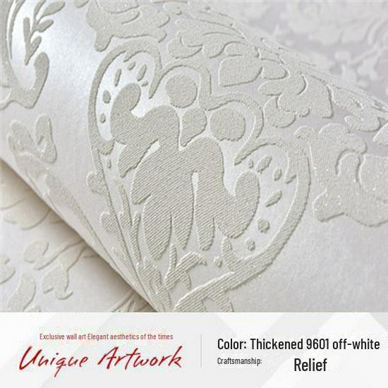 

Тисненые 3D обои на флизелиновой основе в европейском стиле для спальни и гостиной 33773 бежевый