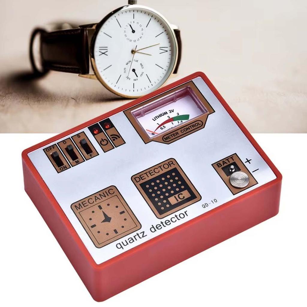 Desmagnetizador/Medidor/Pulso/Testador de Bateria de Movimento de Relógio de Quartzo Multifuncional, QD-10