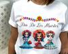 Dia De Los Muertos T-Shirt: Three Catrinas Sugar Skulls