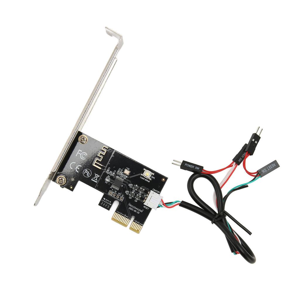 Computer Power Reset Switch PCIE Card APP Remote Control PCIE X1 Port Card for PC Desktop Computer