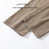 Fleece-Lined High-Waisted Wide-Leg Cotton Jeans