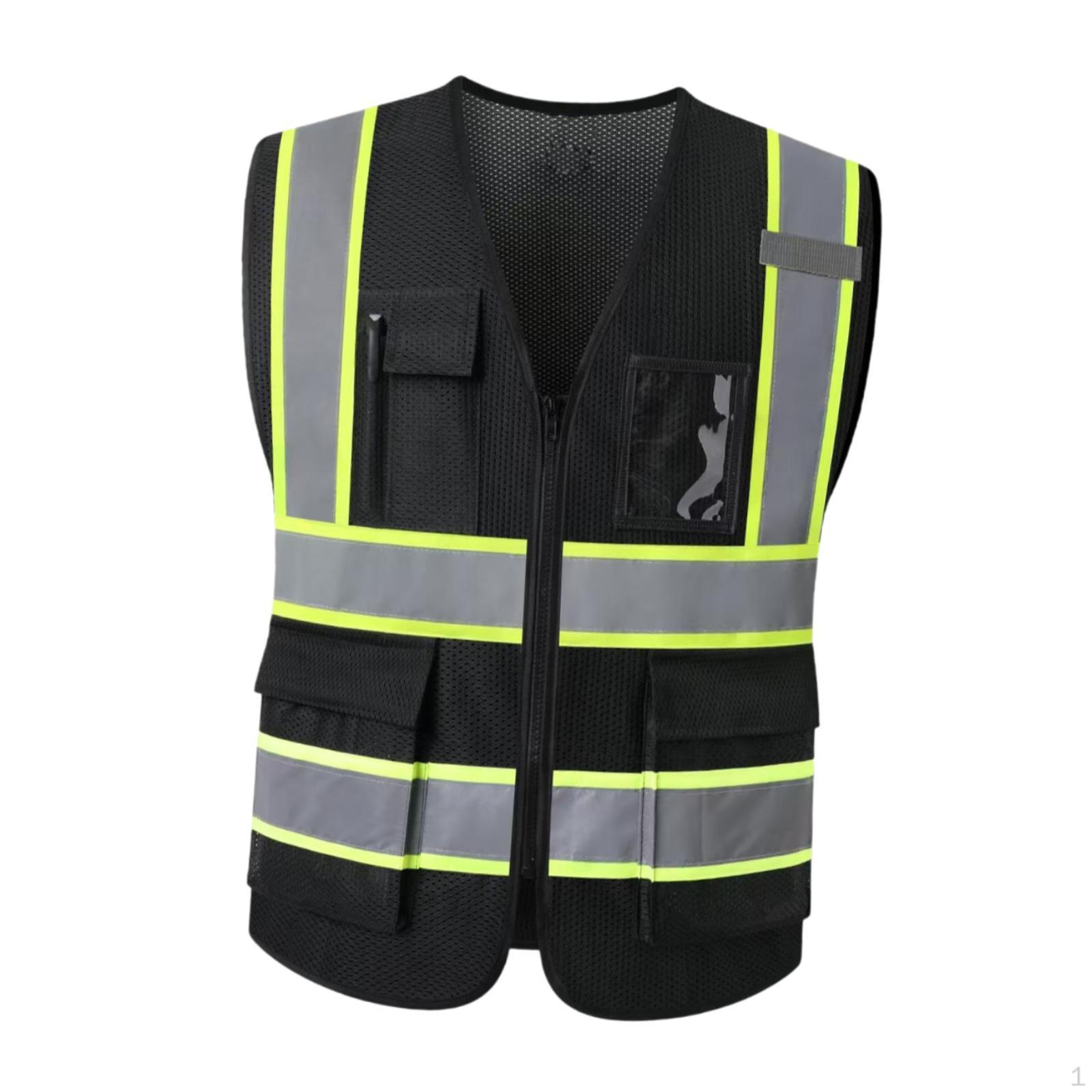 

Светоотражающий жилет для строительства и охраны с безрукавным дизайном