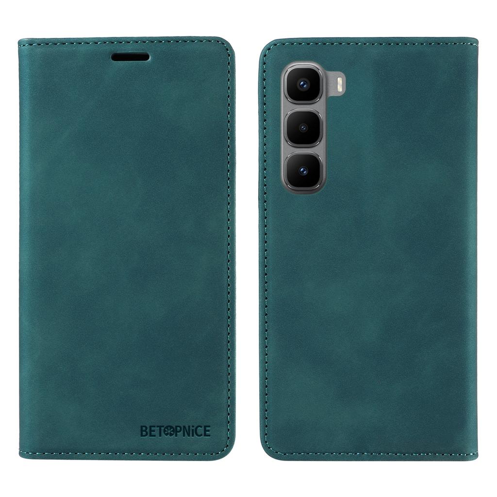 For Infinix Hot 60 Pro+ 4G Case BETOPNICE Magnetic Closure RFID Blocking Wallet Stand Leather Phone Cover