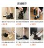 Mom shoes foreign trade soft sole comfortable deep mouth single shoes non-slip women's leather shoes round head large size flat women's shoes