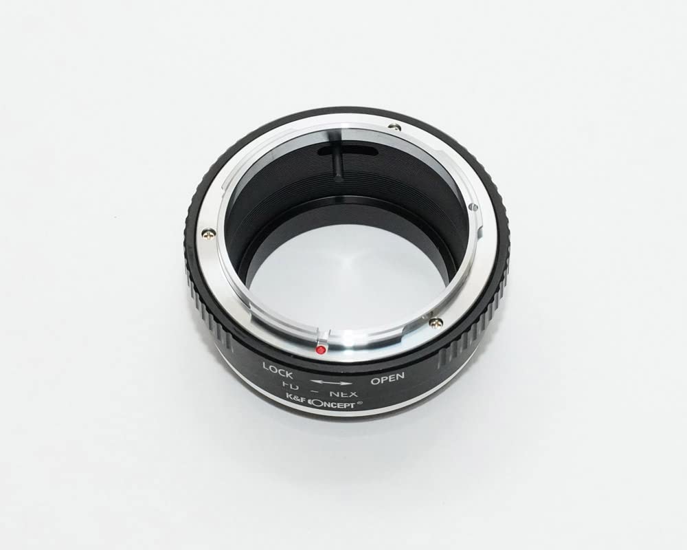 CONCEPTS Adaptateur monture CANON FD vers monture NEX E avec chiffon d'objectif K&F - fd-nex (KFNEX)