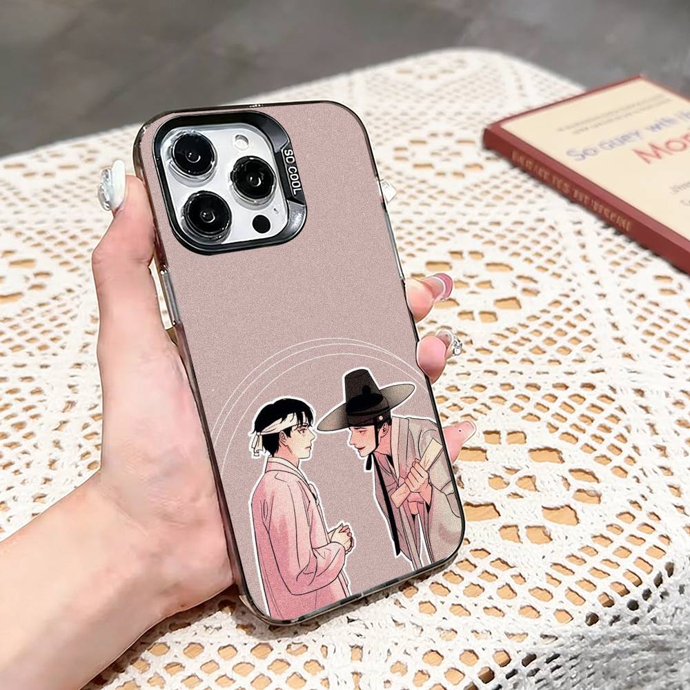 Painter The-w-Nights-Anime Phone Case For iPhone 17,16,15,14,13,12,11 Plus,Pro Max,XS,Colored silver phone case