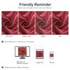 uxcell Pillowcase Satin Weave Envelope Style Cooling Cool to the Touch Pillowcase Set of 2 Pillowcases Plain Odor Resistant Wine Red 50x75cm