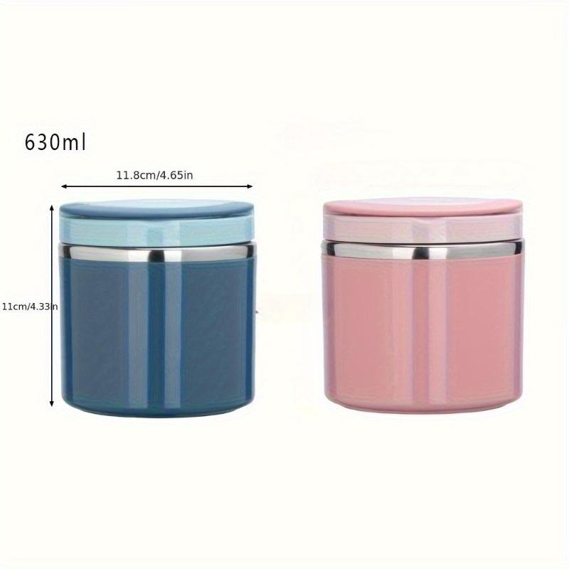 630ml Food Thermal Jar Insulated Soup Cup Thermos Containers Stainless Steel Lunch Box Thermo Keep Hot for School Children