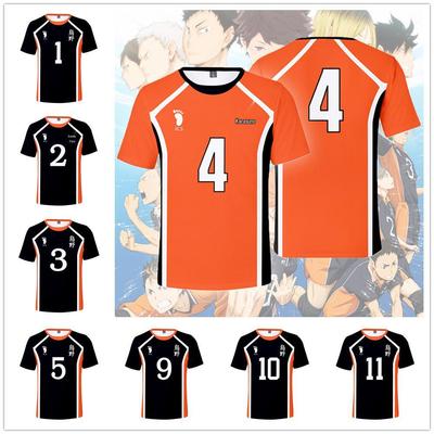 Haikyuu Anime Character 3D Print Casual Sports T-Shirt