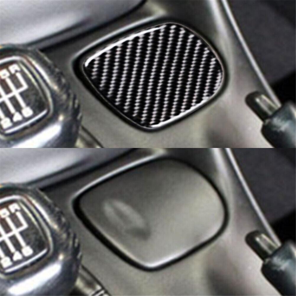 For Chevrolet Corvette C5 Carbon Fiber Center Cupholder Water Panel Cover Trim