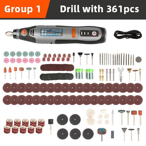 21000rpm USB Cordless Rotary Tool Dremel Mini Drill Engraving Pen Electric USB Mini Wireless Drill with Accessories DIY Set