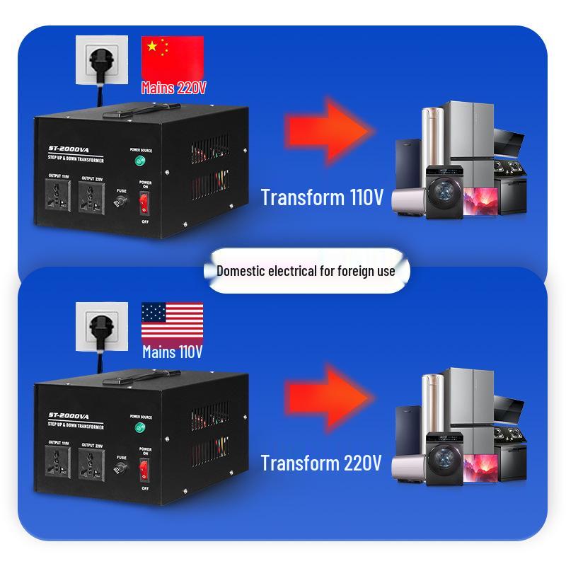 Household 220V To 110V Step-Up/Down Voltage Transformer