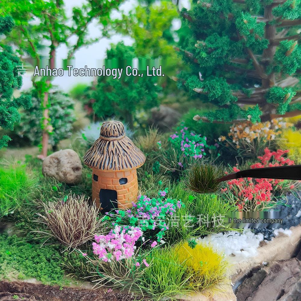10mm23 Tufts of Seasonal Grass for Miniature Dioramas and Models