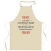 Planetee Kitchen Apron A Noah Also Great | Original Humorous Gift for Cook Protective Clothing Blouse Barbecue
