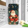 Frohe Weihnachten Baum Weihnachtsmann Muster Handyhülle für Samsung Galaxy S25 S24 S23 Ultra S22 Plus S21 FE M53 M34 M55 Weiche Hüllen