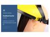 Lightweight Head-Mounted Transparent Face Shield for Welding and Grinding Protection