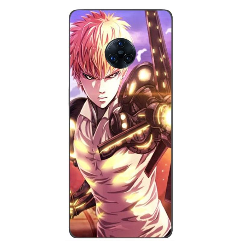 כיסוי טלפון One Punch Man גנוס עבור VIVO Y95 Y93 Y31 Y20 V19 V17 V15 Pro X60 NEX כיסוי טלפון שחור רך
