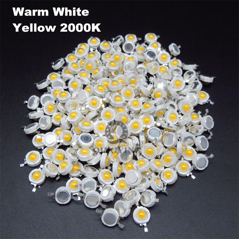 20-100pcs Best Quality Copper LED Epistar Chip 1W 3W High Power LED Diodes Red Green Blue Yellow Nature White Warm White Chip