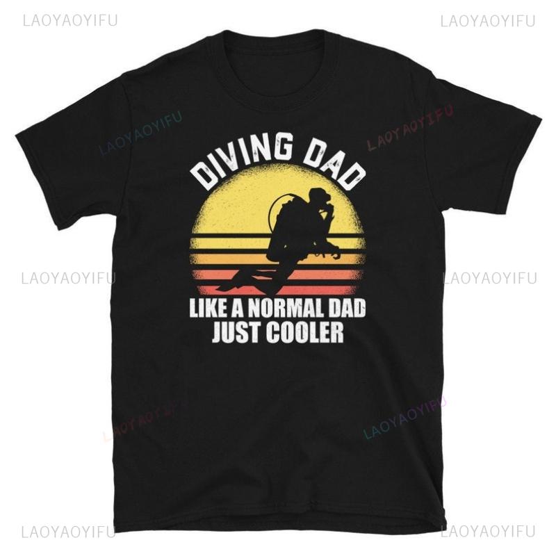 

Diving Dad Man Tshirt Scuba Diving Gift Gift for Diver Scuba Diver Gift Shortsleev Oneck Graphic T Shirts Cotton Anime Tops -... 5XL різнокольоровий