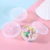 3/20PCS Small Organization Sundries Box Ball Cup Foam Container With Lids Clay Storage