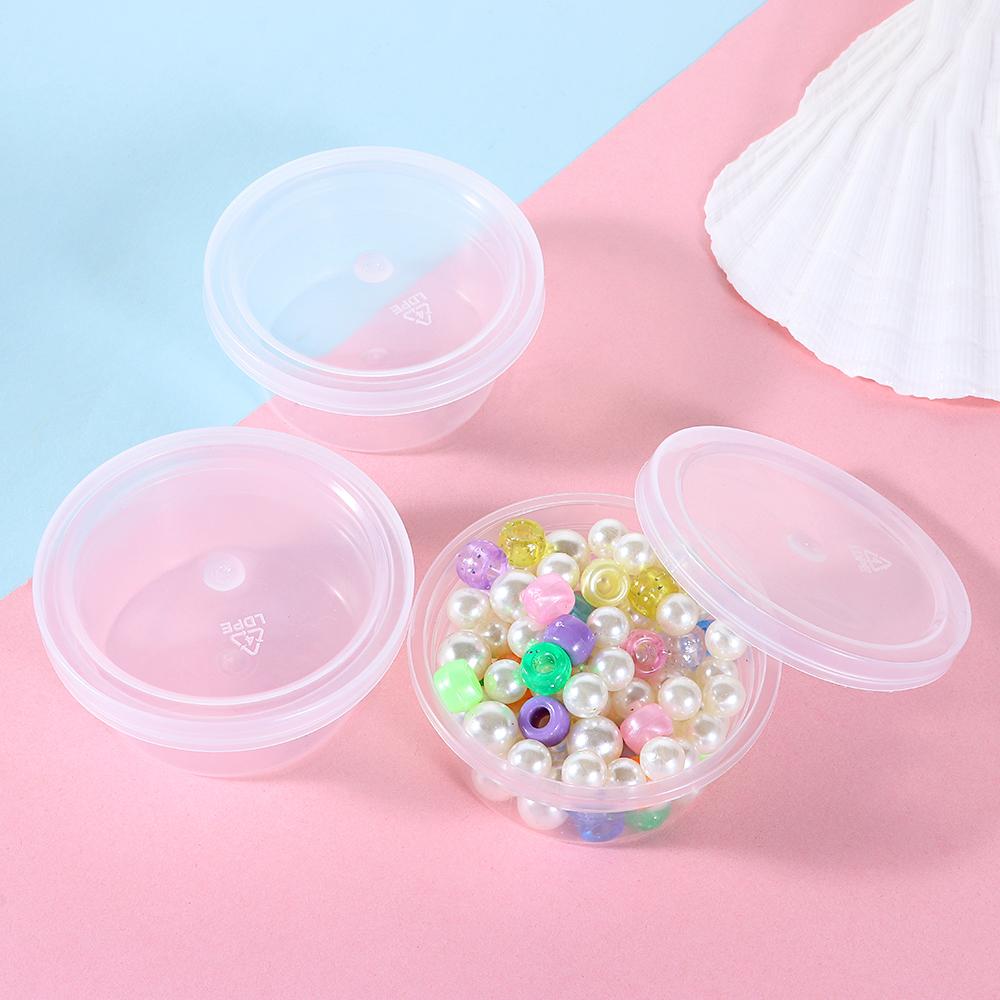 3/20PCS Small Organization Sundries Box Ball Cup Foam Container With Lids Clay Storage
