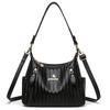 Große Umhängetasche PU Crossbody Tasche Mehrschichtige Tasche Muttertasche