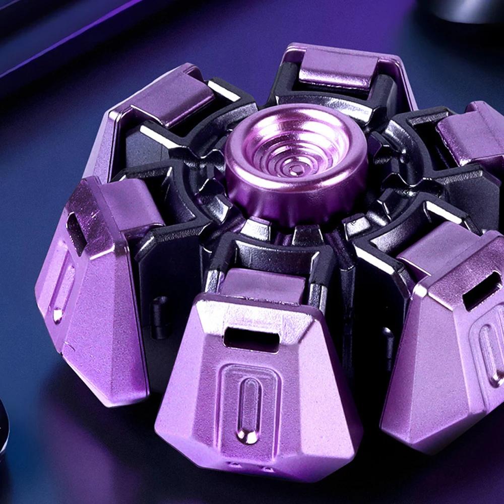 EDC Hand Spinner Stress Relief Toy Creative Rotating Fingertip Gyroscope Spinner Fidget Toys Christmas Gifts for Boys Adult